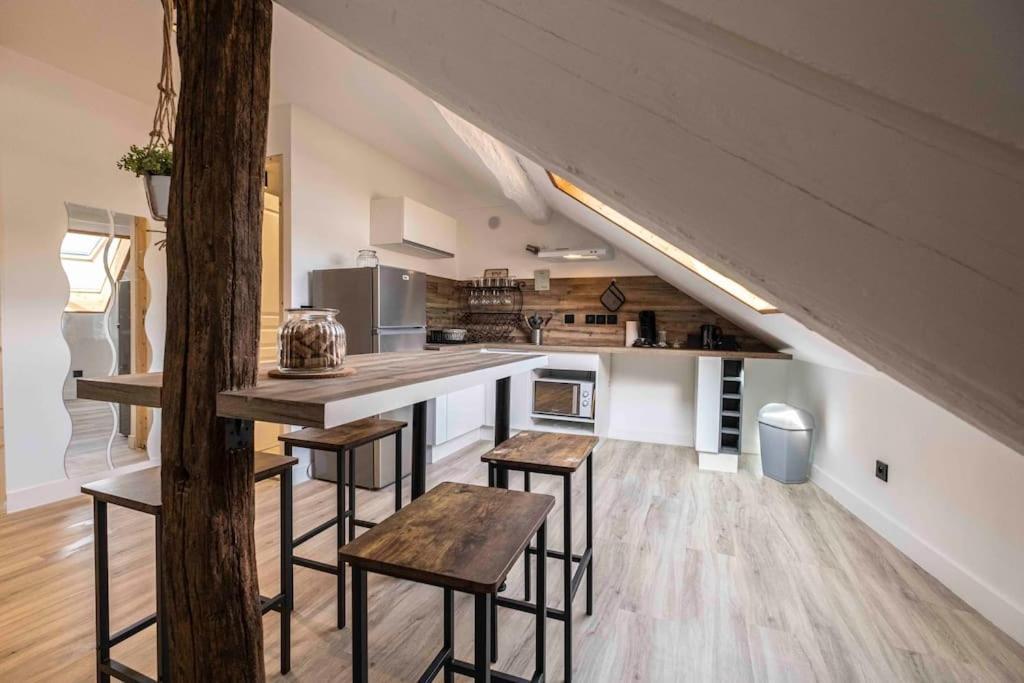 Cocon Sous Les Toits Apartment Albertville Exterior foto